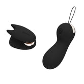 Masajeador vibrador con calefacción y control remoto con pinza para dedo